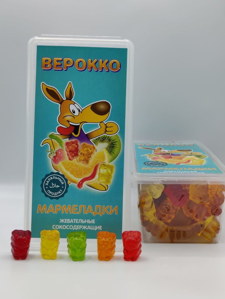  Жевательный мармелад Мишки фруктовые, 250г   в Лобне