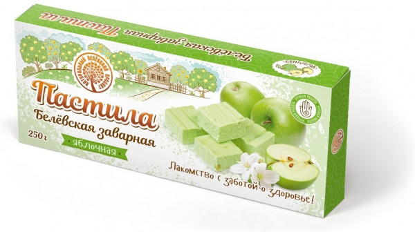 №1 Заварная пастила "Яблочная" 250г  в Лобне