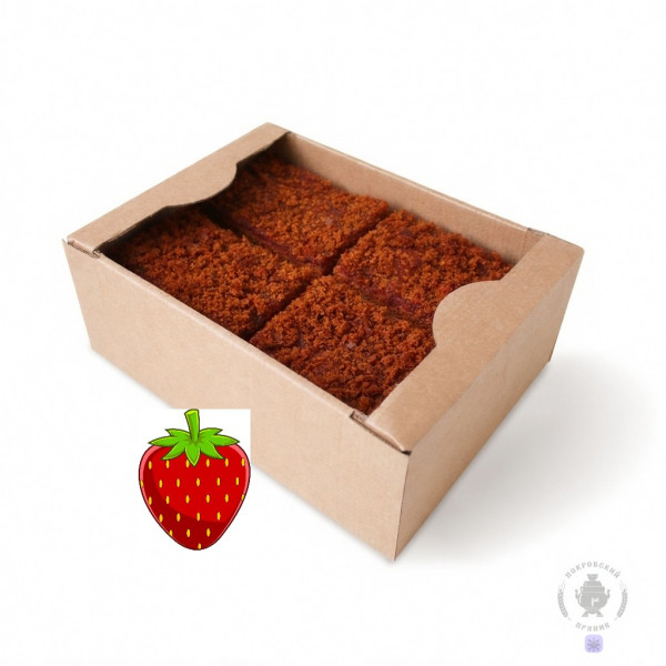 №3 Пряник 1кг с фруктовой начинкой Клубника в Лобне