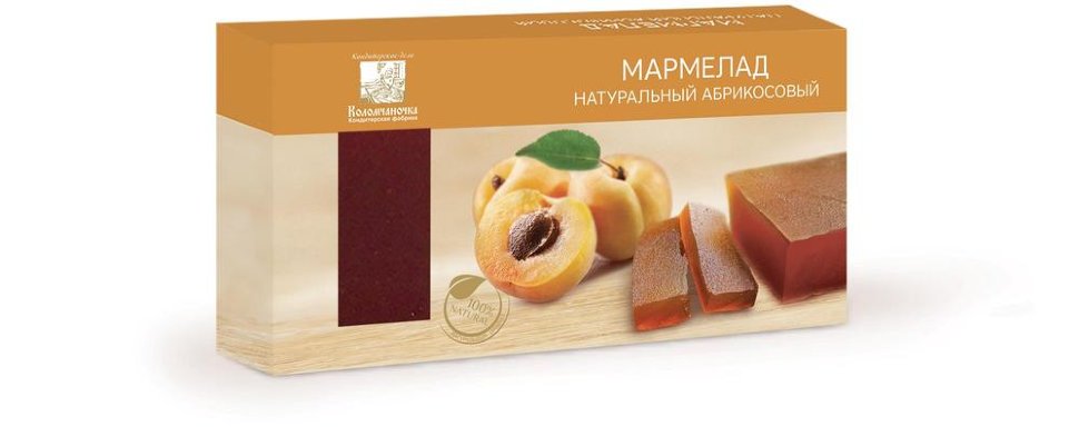  Мармелад пластовый 210г абрикосовый  в Лобне