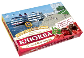 №2 КФ МИР Клюква в шоколадной глазури 160г в Лобне